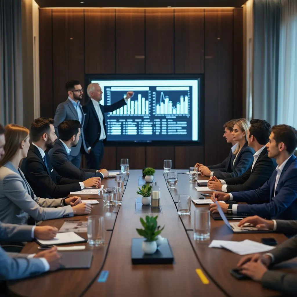Reunión con cliente importante